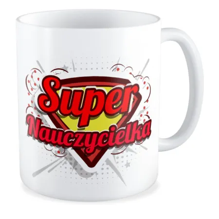 Kubek na DZIEŃ NAUCZYCIELA Super nauczycielka